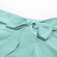 Women's High Waist A-Line Pockets Skirt Skater Flared Midi Skirt